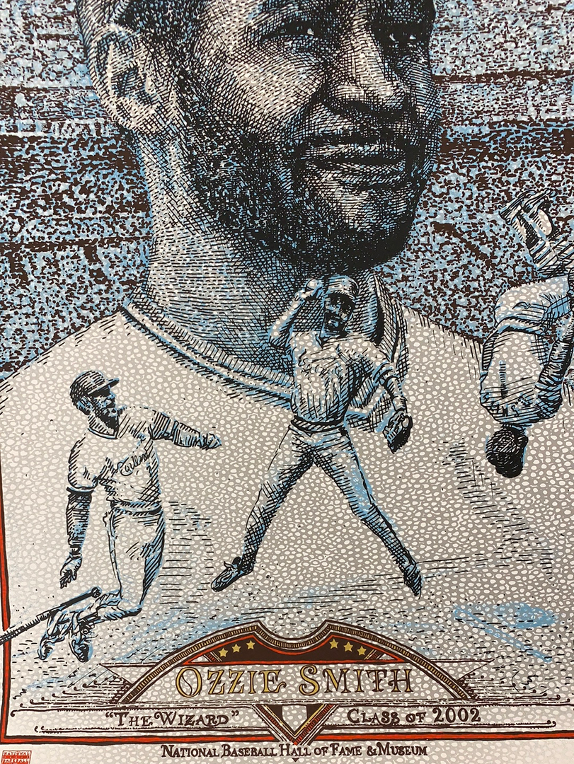 Art Prints Ozzie Smith - 2015 David Welker Poster FugScreens Studios Variant 4 Art Prints Ozzie Smith - 2015 David Welker Poster FugScreens Studios Variant