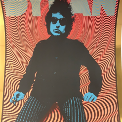 420 Posters Bob Dylan - 2020 Carl Glover Poster Art Print Gold FOIL