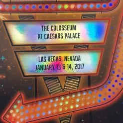 Van Morrison - 2017 DKNG Poster Los Vegas NV Caesar's Palace FOIL Foil Posters