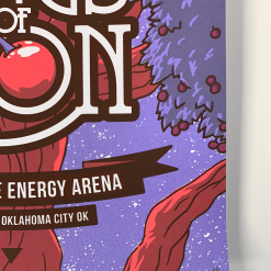 Kings Of Leon - 2017 Florey Poster Oklahoma City, OK Gig Posters