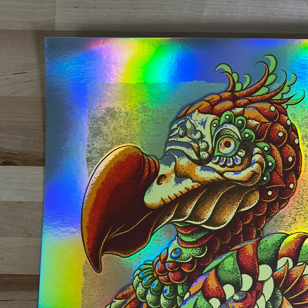 Dodo - 2021 BioWorkz Poster Dave Matthews Band FOIL Orange Foil Posters 5 Dodo - 2021 BioWorkz Poster Dave Matthews Band FOIL Orange Foil Posters