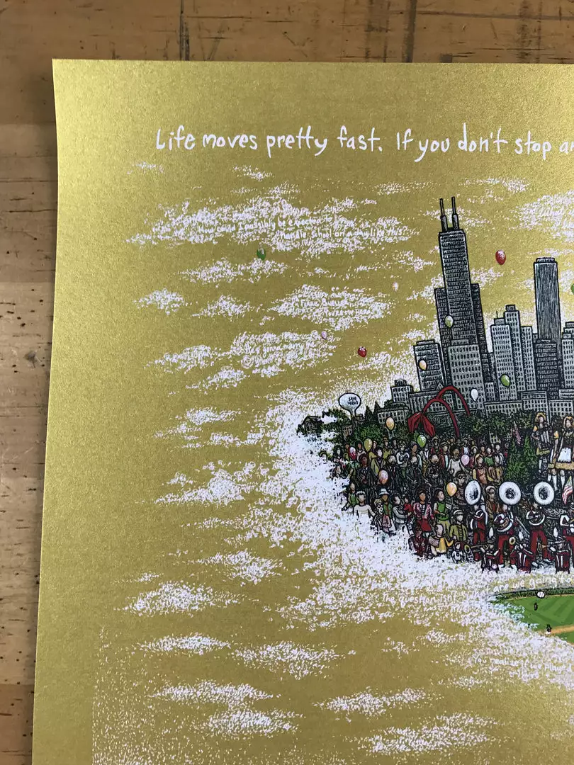 Ferris Bueller's Day Off - 2016 Marq Spusta Poster GOLD Ed. Movie/TV Posters 5 Ferris Bueller's Day Off - 2016 Marq Spusta Poster GOLD Ed. Movie/TV Posters