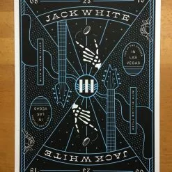 Jack White - 2018 Matthew Jacobson Poster Las Vegas, NV Joker The Chelsea Night