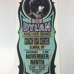 Bob Dylan - 2002 Mark Arminski Poster Elmira, NY Coach USA Center