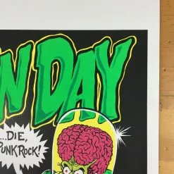 Green Day - 1995 Chris Coop Poster Los Angeles, CA S/N Olympic Auditorium