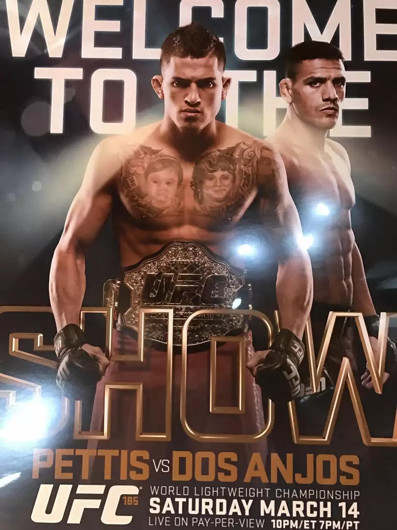 Sold Out Posters UFC 185 Poster Pettis Vs. Dos Anjos PPV 3 Sold Out Posters UFC 185 Poster Pettis Vs. Dos Anjos PPV