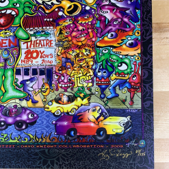 Colorado Leftover Salmon & Friends - 2009 Scramble Campbell Rizzi Poster Denver, CO Ogden Theatre