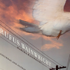 Rufus Wainwright - 2002 Scott Idleman Poster Fillmore Auditorium San Fran 1st Gig Posters