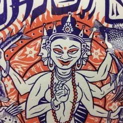 Phish - 2000 Jim Pollock Poster Columbus, OH Polaris Amphitheater, Framed