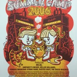 Moe. - 2006 Methane Studios Poster Chillicothe, IL Three Sisters Park Summer Cam