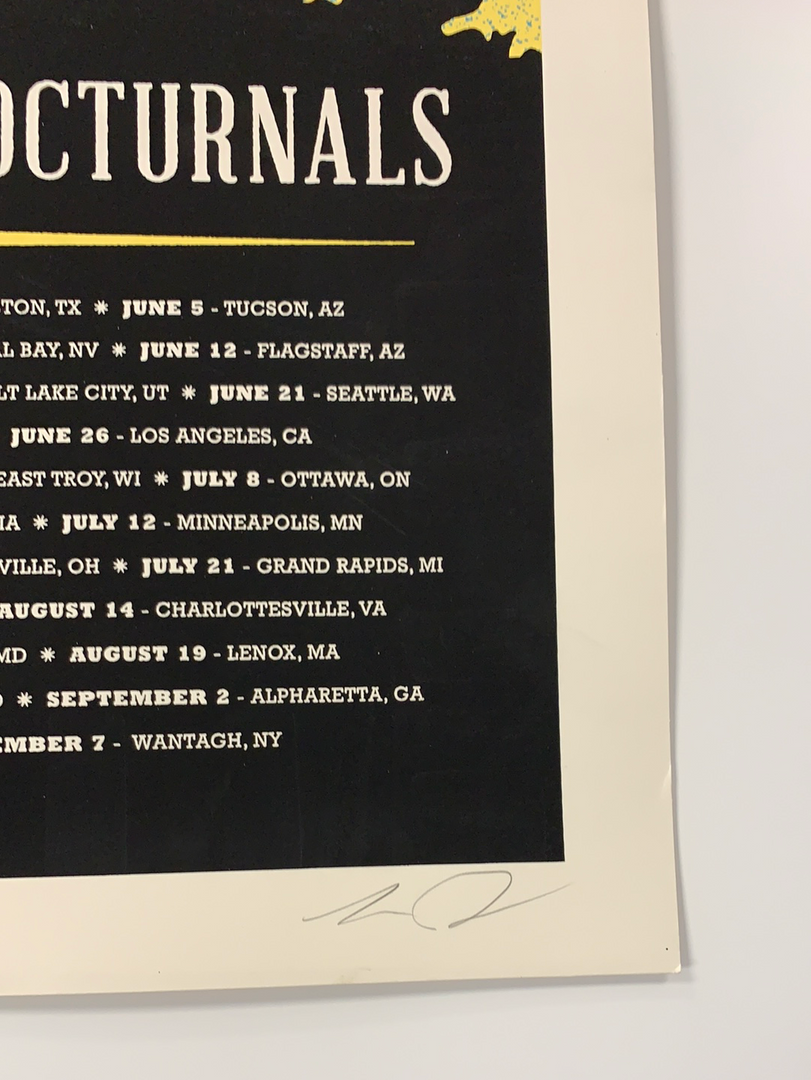 Gig Posters Grace Potter - 2013 Aesthetic Apparatus Poster (damaged) Road Tour BLUE 7 Gig Posters Grace Potter - 2013 Aesthetic Apparatus Poster (damaged) Road Tour BLUE