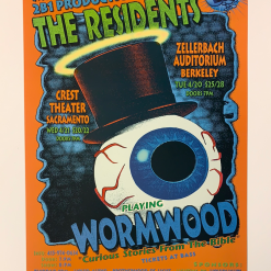 The Artworks Gig Posters MHP 64 The Residents - 1999 Poster Maritime Hall San Fran 1st