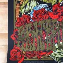 Grateful Dead - 2021 Rhys Cooper Poster Art Print Gold Foil 11 Grateful Dead - 2021 Rhys Cooper Poster Art Print Gold Foil