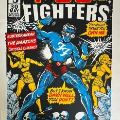 Foo Fighters - 2015 Chris Hopewell Poster Slane, Ireland