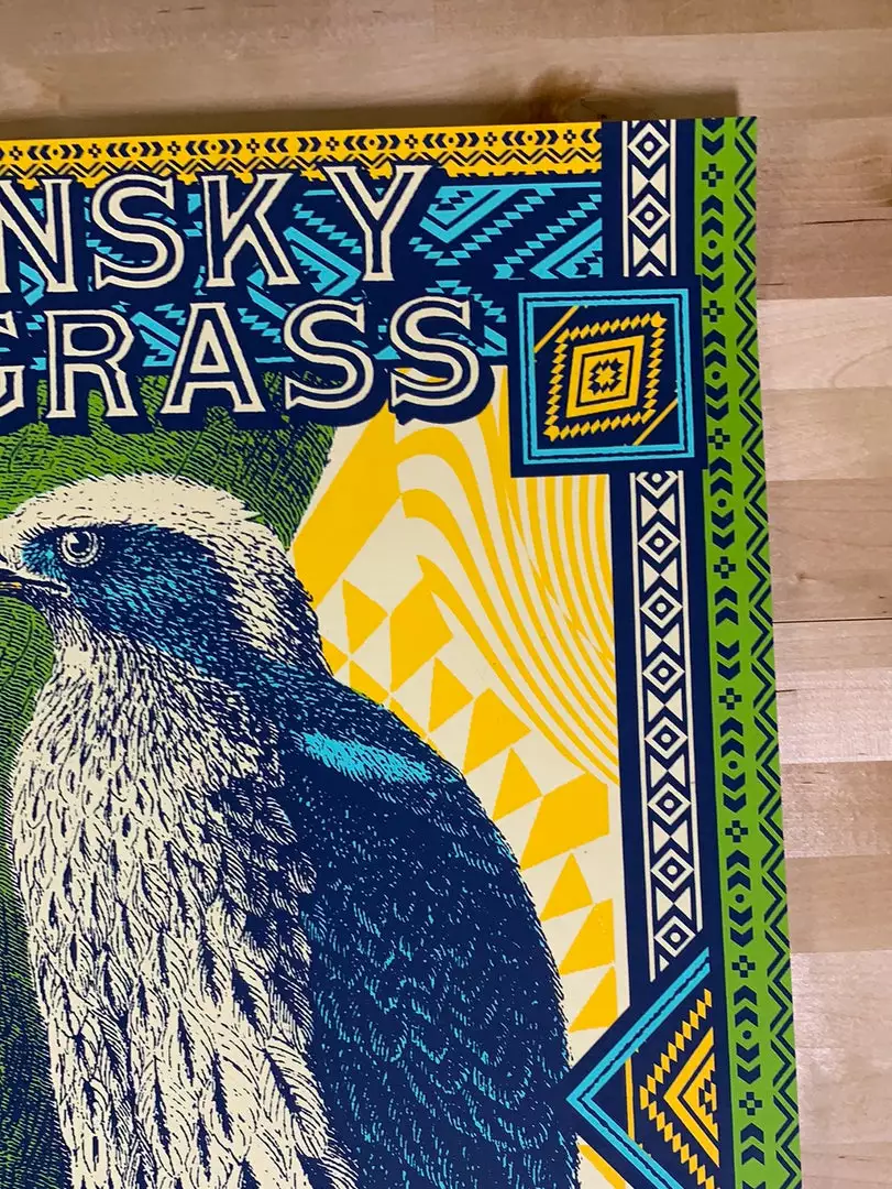 Greensky Bluegrass - 2019 Status Serigraph Poster Red Rocks, Morrison, CO 1st 6 Greensky Bluegrass - 2019 Status Serigraph Poster Red Rocks, Morrison, CO 1st