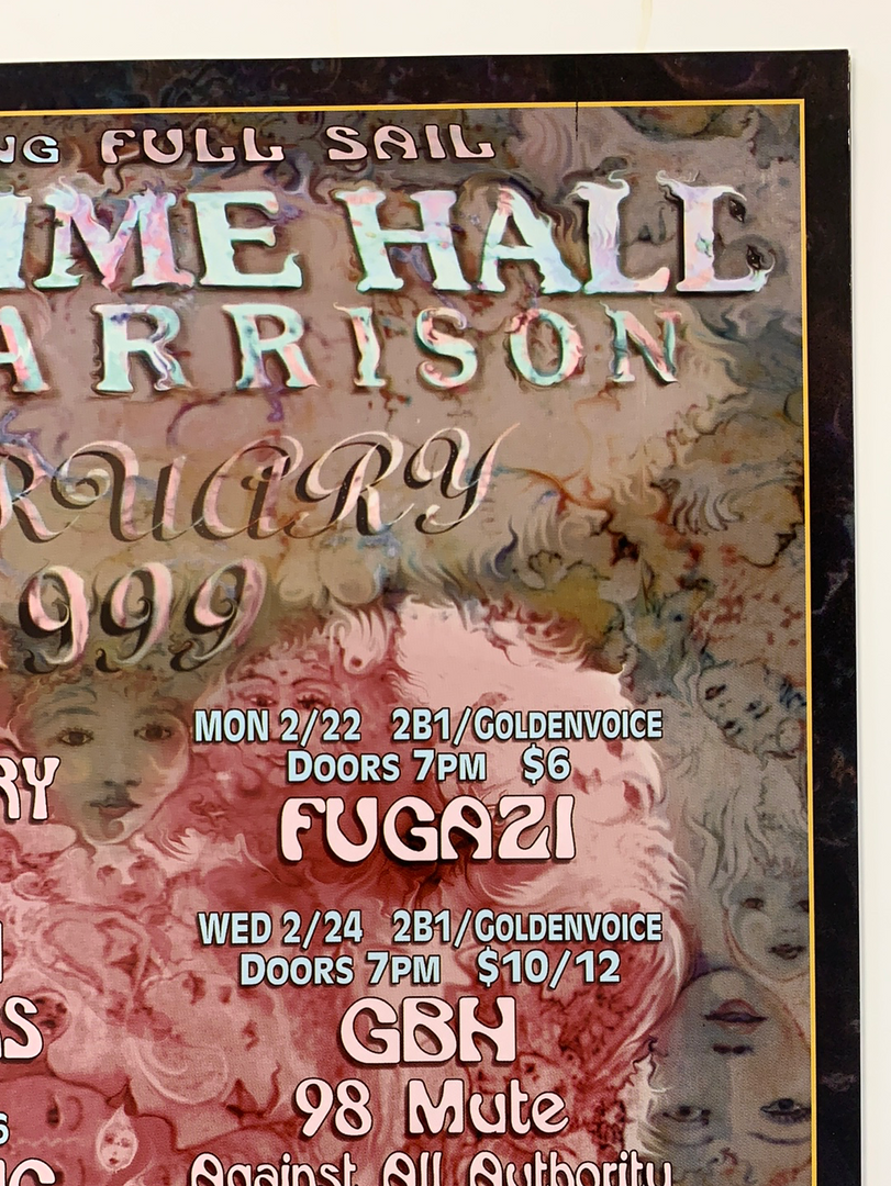 Sold Out Posters MHP 58 Maritime Hall - 1999 Poster February Fugazi, Long Beach Dub San Fran 1st Gig Posters 6 Sold Out Posters MHP 58 Maritime Hall - 1999 Poster February Fugazi, Long Beach Dub San Fran 1st Gig Posters