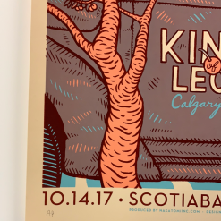 Kings Of Leon - 2017 Dan Grissom Poster Calgary, AB Scotiabank Gig Posters 13 Kings Of Leon - 2017 Dan Grissom Poster Calgary, AB Scotiabank Gig Posters