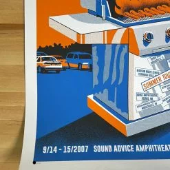 Methane Studios Dave Matthews Band - 2007 Methane Poster West Palm Beach, FL