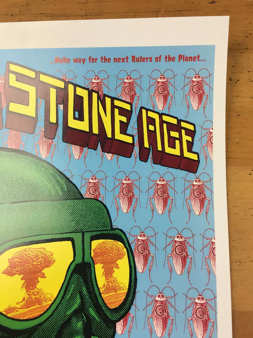 Queens Of The Stone Age - 2003 EMEK Poster Fort Worth, TX Ridglea Theatre 7 Queens Of The Stone Age - 2003 EMEK Poster Fort Worth, TX Ridglea Theatre