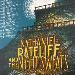 Nathaniel Rateliff & The Night Sweats - 2018 Landland Poster North America Tour Gig Posters