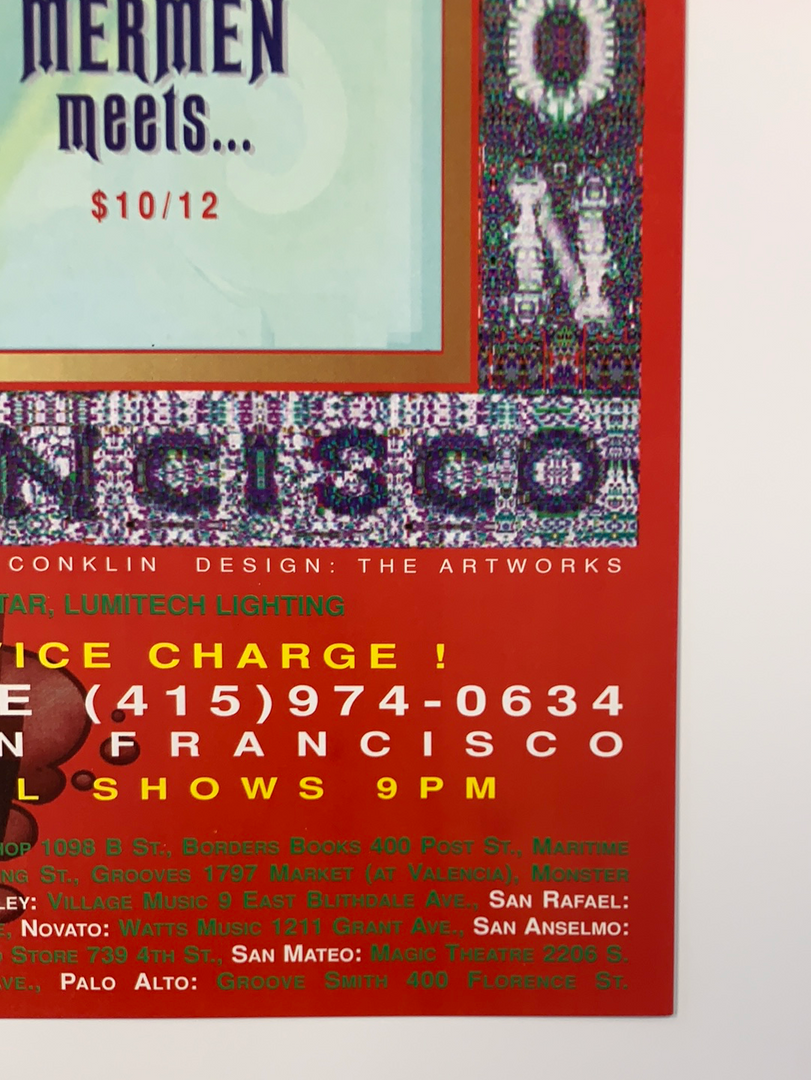 MHP 27 Merle Haggard - 1997 Lee Conklin Poster Maritime Hall San Fran 1st Gig Posters 7 MHP 27 Merle Haggard - 1997 Lee Conklin Poster Maritime Hall San Fran 1st Gig Posters