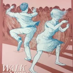 Walk The Moon - 2015 Justin Santora Poster Philadelphia, PA Theatre Of The Livin Gig Posters