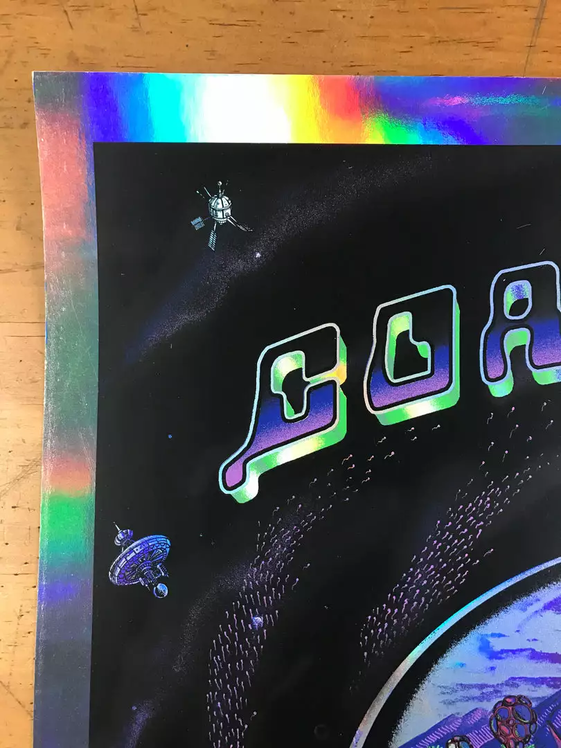 Coachella - 2011 EMEK Poster Purple Mirror FOIL Variant Edition 3/5 Signed 6 Coachella - 2011 EMEK Poster Purple Mirror FOIL Variant Edition 3/5 Signed