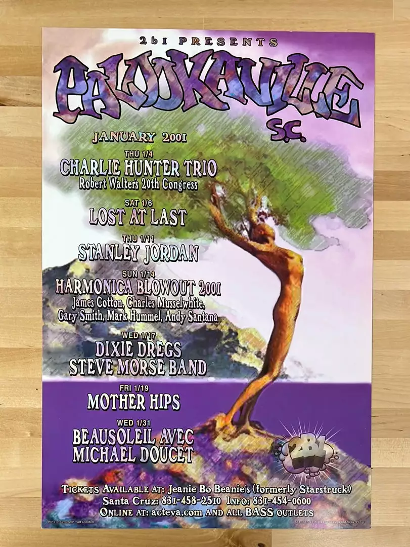 The Artworks MHP 109 January - 2001 Poster Palookaville Santa Cruz, CA 1st Gig Posters 4 The Artworks MHP 109 January - 2001 Poster Palookaville Santa Cruz, CA 1st Gig Posters