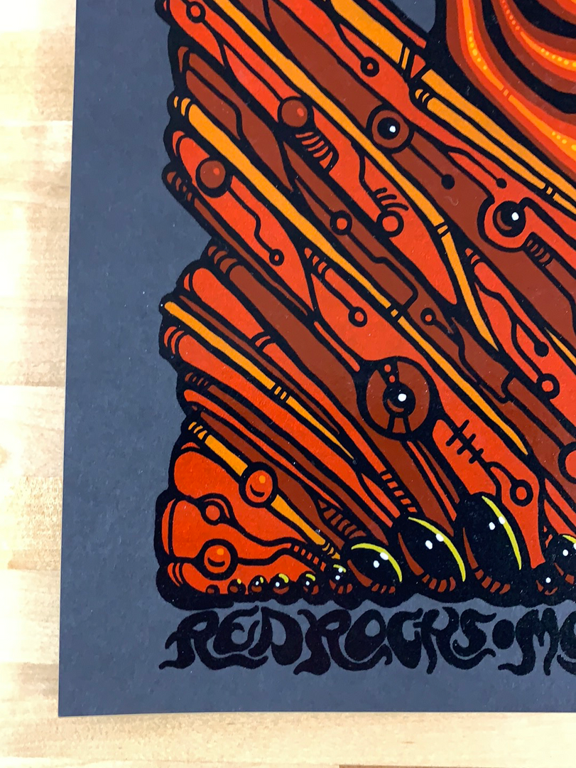 Widespread Panic - 2010 Jeff Wood Poster Red Rocks Morrison, CO Colorado 8 Widespread Panic - 2010 Jeff Wood Poster Red Rocks Morrison, CO Colorado