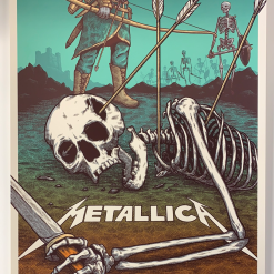 Metallica - 2019 Dan Grissom Poster Vienna, Austria Gig Posters