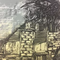 Urban Corvus - 2009 Dan Grzeca Poster Art Print Asphalt Grey Art Prints