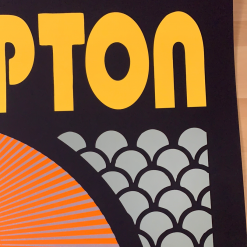 Eric Clapton - 2019 Scrojo Poster USA Tour Vegas, Phoenix, San Fran Gig Posters