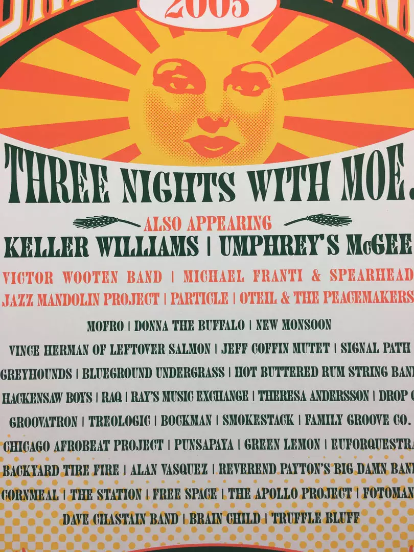 Gig Posters Moe. - 2005 Methane Studios Poster Chillicothe, IL Three Sisters Park Summer Cam 4 Gig Posters Moe. - 2005 Methane Studios Poster Chillicothe, IL Three Sisters Park Summer Cam