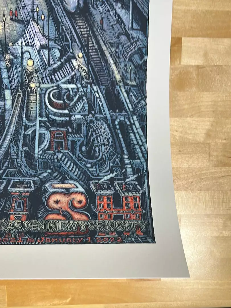 Phish - 2021 David Welker Poster New York, NY MSG Madison Square Garden 7 Phish - 2021 David Welker Poster New York, NY MSG Madison Square Garden
