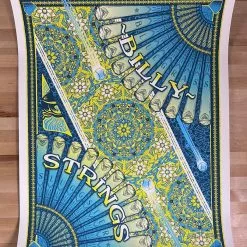 Half Hazzard Press Billy Strings - 2021 Half Hazard Poster Louisville, KY 5/21 Gig Posters