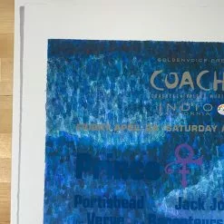 Coachella - 2008 Paul Cutler Promo Poster Indio, CA Prince 1st Ed Lineup
