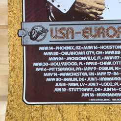 Eric Clapton - 2013 Ron Donovan Firehouse Poster VARIANT European Tour 13 Eric Clapton - 2013 Ron Donovan Firehouse Poster VARIANT European Tour