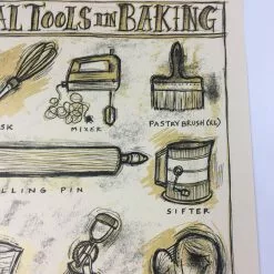 Essential Tools In Baking - 2012 Dan Grzeca Poster Art Print Art Prints