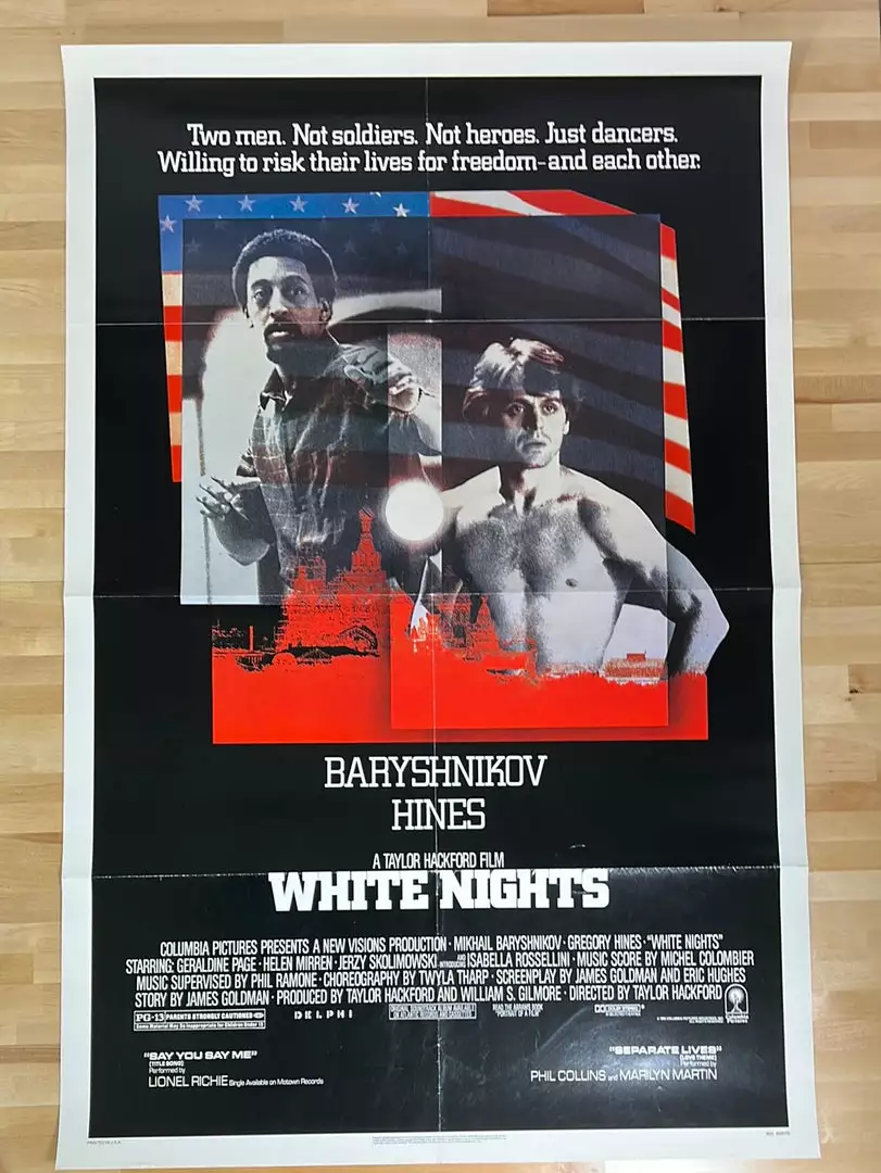 Sold Out Posters Movie/TV Posters White Nights - 1985 One Sheet Movie Poster Original Vintage 27x40 4 Sold Out Posters Movie/TV Posters White Nights - 1985 One Sheet Movie Poster Original Vintage 27x40