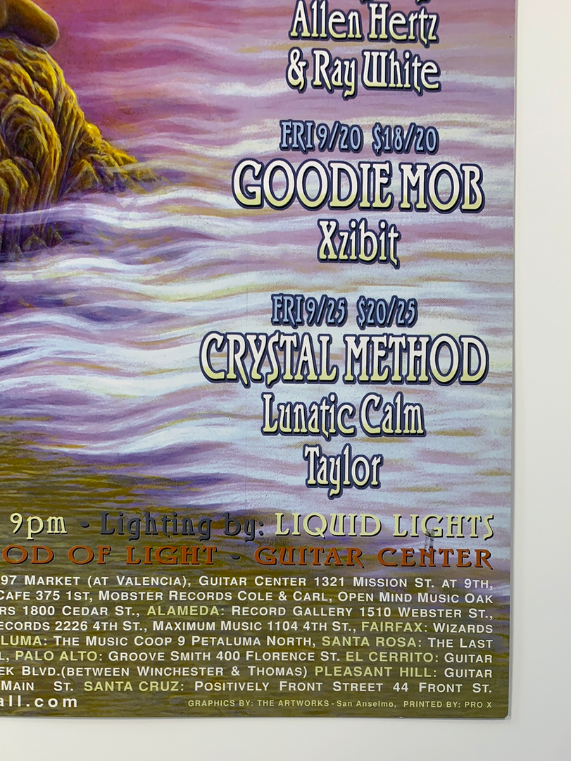 MHP 51 Maritime Hall - 1998 Mark Henson Poster September San Fran 1st Gig Posters 7 MHP 51 Maritime Hall - 1998 Mark Henson Poster September San Fran 1st Gig Posters
