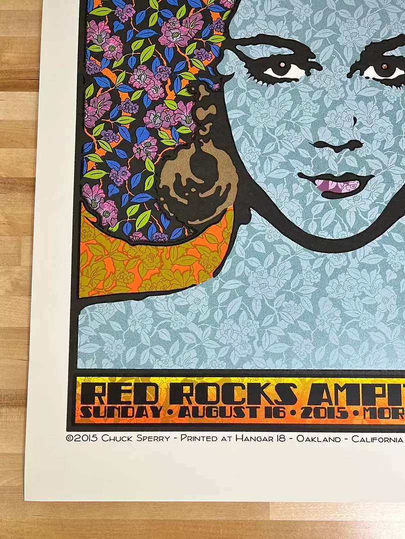 Alabama Shakes - 2015 Chuck Sperry Poster Red Rocks Morrison, CO 8 Alabama Shakes - 2015 Chuck Sperry Poster Red Rocks Morrison, CO