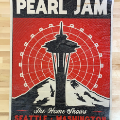 Gig Posters Pearl Jam - 2021 Ian Williams WOOD Ed. Poster Seattle, WA Home Shows