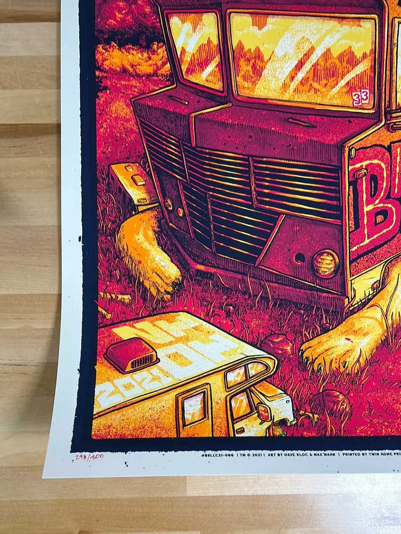 Gig Posters Billy Strings - 2021 Dave Kloc Poster Detroit, MI 11/20 The Fillmore 1st 8 Gig Posters Billy Strings - 2021 Dave Kloc Poster Detroit, MI 11/20 The Fillmore 1st