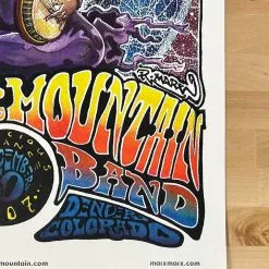 Colorado Yonder Mountain String Band - 2007 Robert Marx Poster The Fillmore Denver, CO 12/30