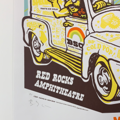 Big Summer Classic - 2005 Ames Brothers Poster Morrison, CO Red Rocks