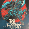 Gig Posters Foo Fighters - 2020 Dan Dippel Poster Hamilton, ON, CAN First Ontario