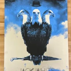 Jack White - 2012 The Silent Giants Poster Detroit, MI PM Show