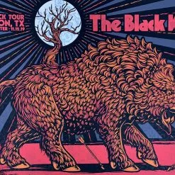 The Black Keys - 2019 Todd Slater Poster Houston, TX Toyota Center