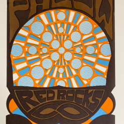 Phish - 2009 Tripp Poster Red Rocks Morrison, CO Brown