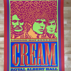 Eric Clapton Cream - 2005 John Van Hamersveld Poster London AE 19x27.5
